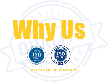 ISO CERTIFIED COMPANY